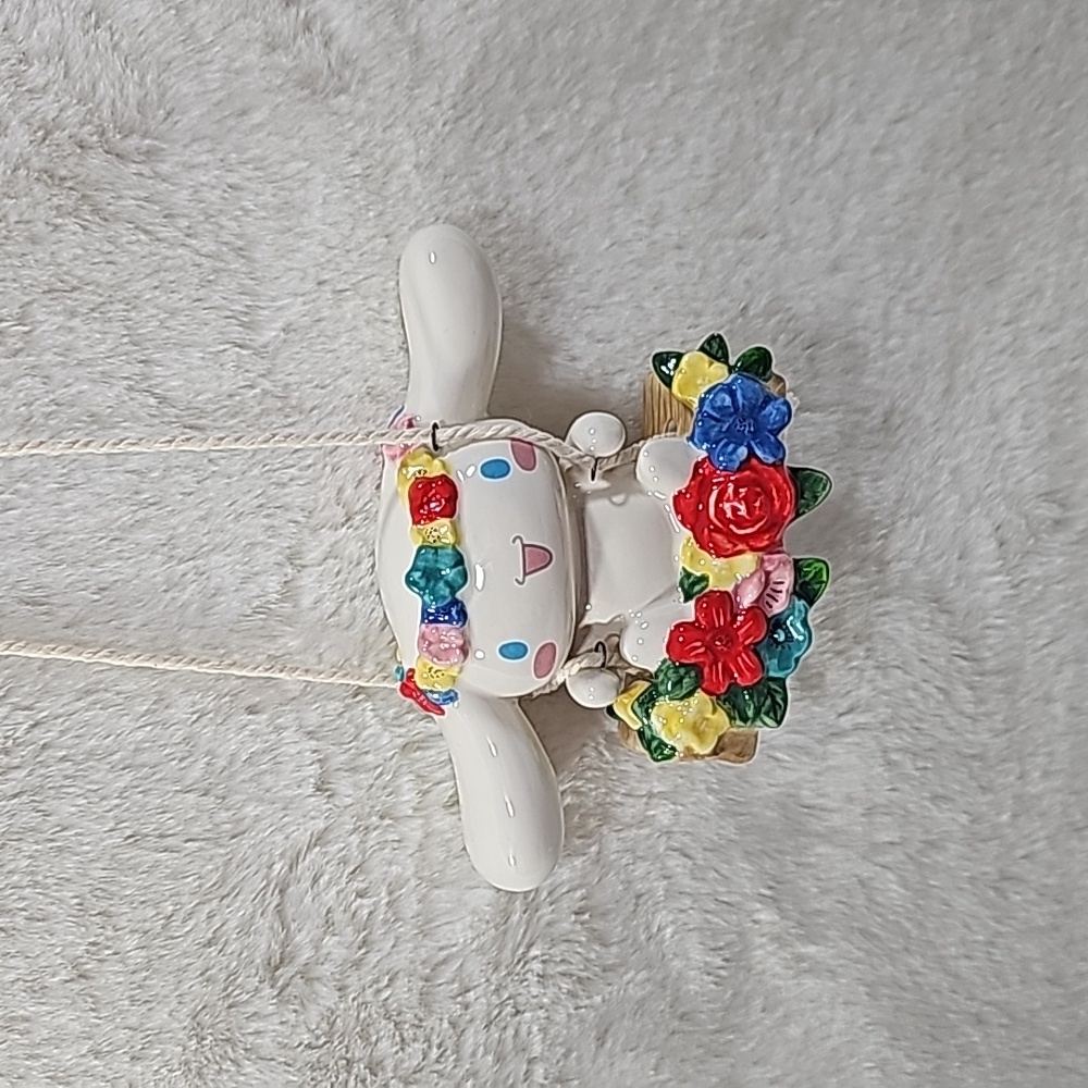 Blue Sky Clayworks Cinnamoroll Celebrates Spring Garden Swinger